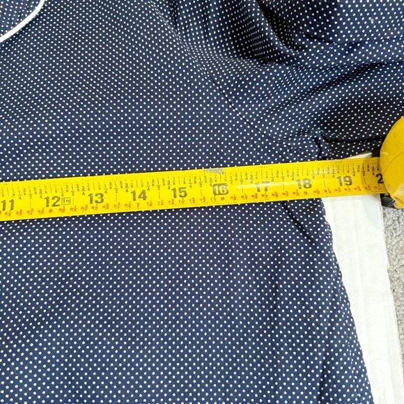 Derek Rose Cotton Batiste Navy Polkadot Print Pajama Set Size XS 100% Cotton - Picture 16 of 16